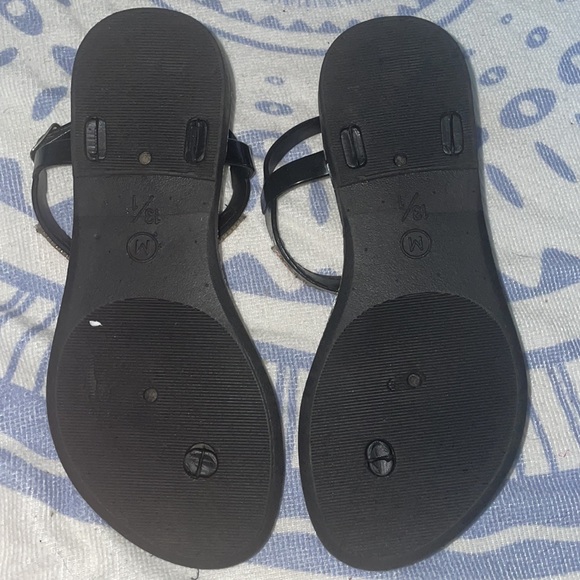 Girls Black Sandals size 13/1 - Picture 3 of 3